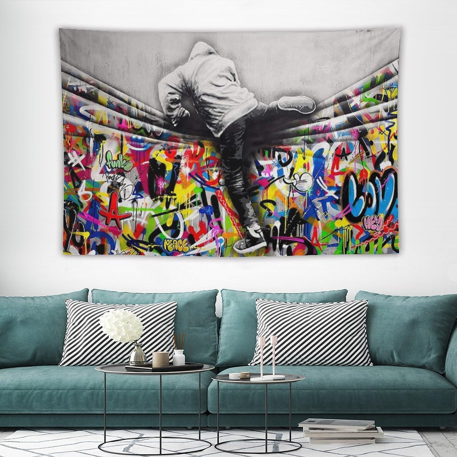 Amazon.co.jp: Banksy アートパネル バンクシー 絵画